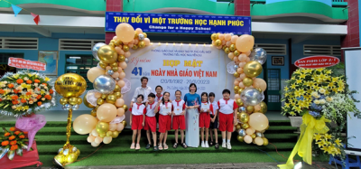 TRƯỜNG TIỂU HỌC NGUYỄN DU TỔ CHỨC HOẠT ĐỘNG TRI ÂN THẦY CÔ GIÁO NHÂN NGÀY 20/11 VỚI CÁC HOẠT ĐỘNG THIẾT THỰC