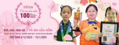 CHƯƠNG TRÌNH XÉT CHỌN “TRẺ EM CỦA NĂM” TOP 100 GƯƠNG MẶT TRẺ EM TIÊU BIỂU 2023