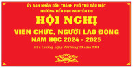 TRƯỜNG TIỂU HỌC NGUYỄN DU TỔ CHỨC LỄ RA TRƯỜNG  VÀ HOÀN THÀNH CHƯƠNG TRÌNH TIỂU HỌC NIÊN KHÓA 2020–2025
