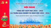 TRƯỜNG TIỂU HỌC NGUYỄN DU THAM GIA "HỘI NGHỊ TỔNG KẾT NĂM HỌC 2024 - 2025 VÀ TRIỂN KHAI NHIỆM VỤ NĂM HỌC 2025 -2026"
