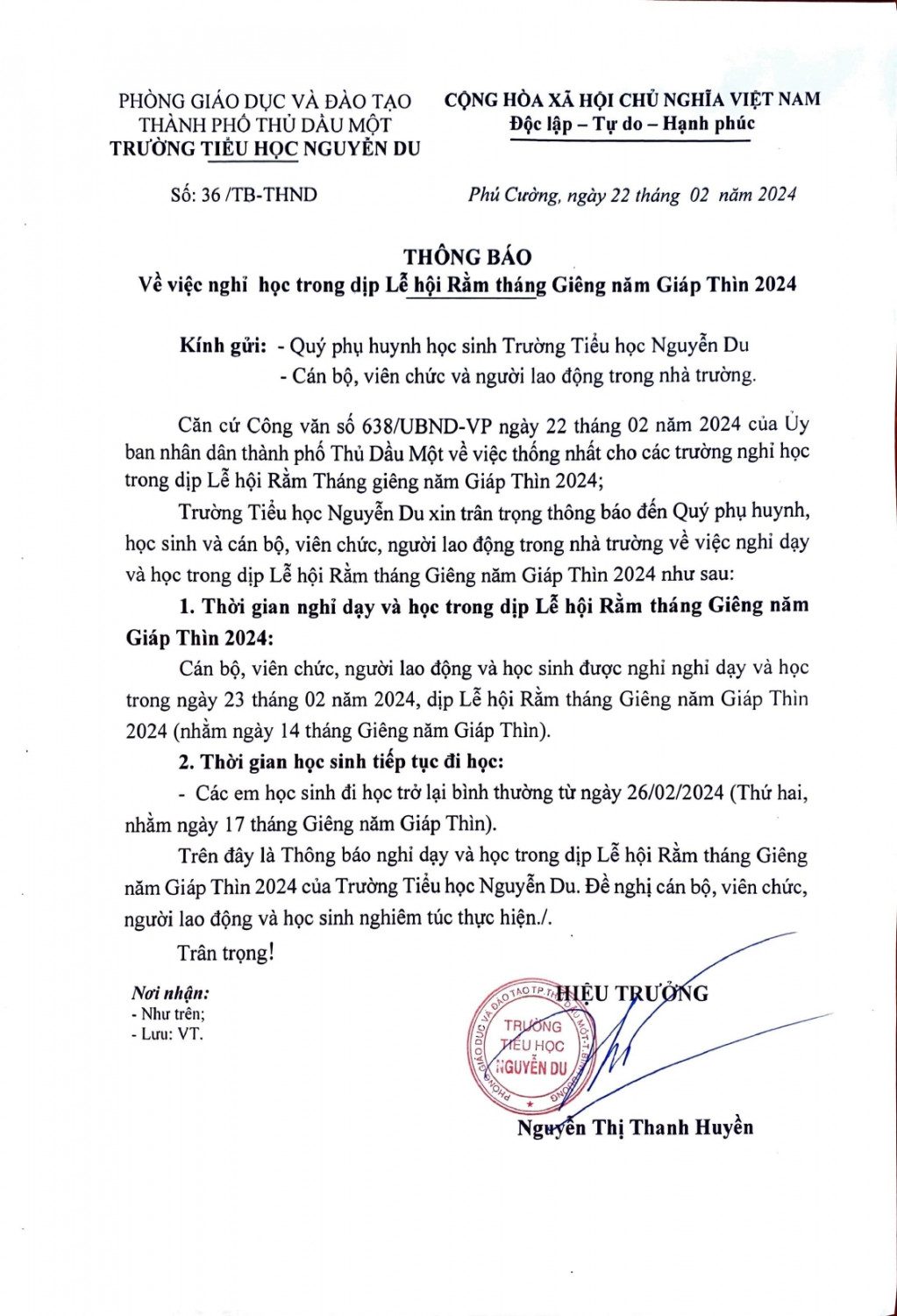 TB NGHI HOC TET NGUYEN TIEU